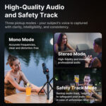Ulanzi AM18 U-Mic 2-Person Wireless Microphone System for Cameras and Mobile Devices - Image 4