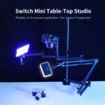 Ulanzi Live Broadcast Stand With Table Clamp and 3 Arms - Image 6