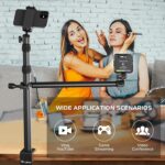 VIJIM LS02 Camera Desk Mount Stand with Auxiliary Holding Arm - Image 4