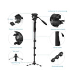 WEIFENG WF- 3958M Video Monopod With Fluid Head - Image 3