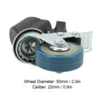 Wheels Heavy Duty For Light Stands Size 22cm - 3 Pcs - Image 2