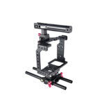 YELANGU Cage + Handle + Aluminum Rods for Canon 5D M4