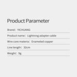 YICHUANG Lightning to 3.5mm Headphone Jack Adapter - Image 4