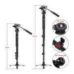 YUNTENG VCT- 588 Video Monopod With Fluid Head - Image 3