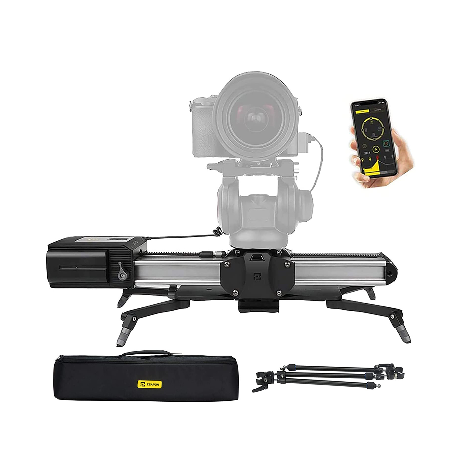 ZEAPON Micro 2 E600 Motorized Camera Slider (4) ZEAPON Micro 2 E600 Motorized Camera Slider - Image 1