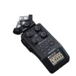 Zoom H6 All Black 6-Input 6-Track Portable Handy Recorder with Single Mic Capsule