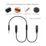 AUX 3.5mm 1 Male to 2 Female Audio Splitter - Image 2