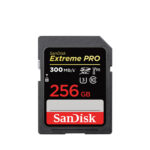 SanDisk 256GB Extreme PRO UHS-II SDXC Memory Card (300 MBs)