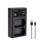 K&F CONCEPT NP-FZ100 Quick Dual Battery Charger - Image 2