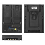 ANDYCINE Dual NP-F to V-Mount Adapter Plate with Power Gauge - Image 2
