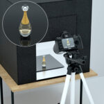 Acrylic Reflective Display Board for Product Photo Black or White - Image 4
