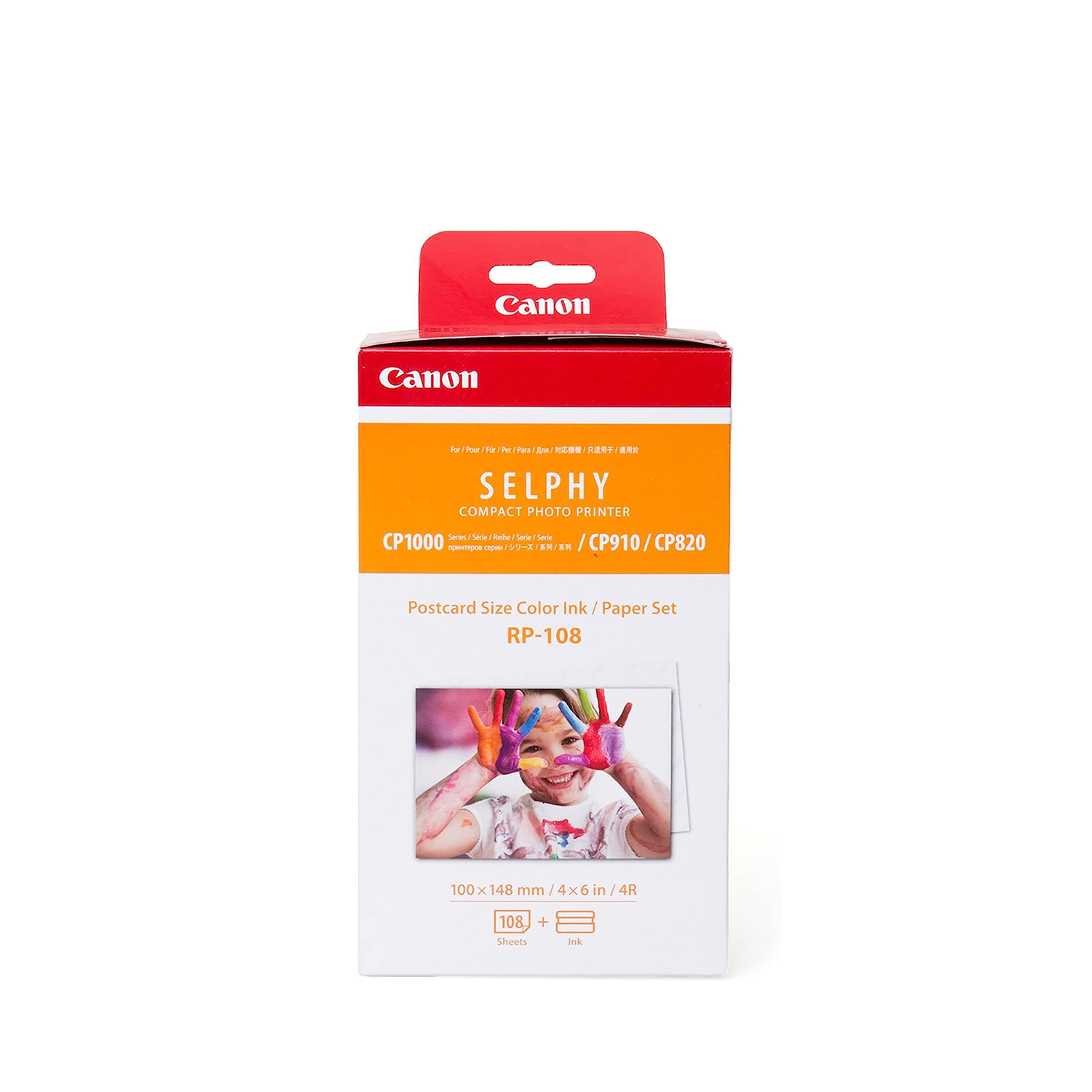 Canon RP-108 High-Capacity Color InkPaper Set for SELPHY CP910 Printer (3) Canon RP-108 High-Capacity Color InkPaper Set for SELPHY CP910 Printer - Image 1