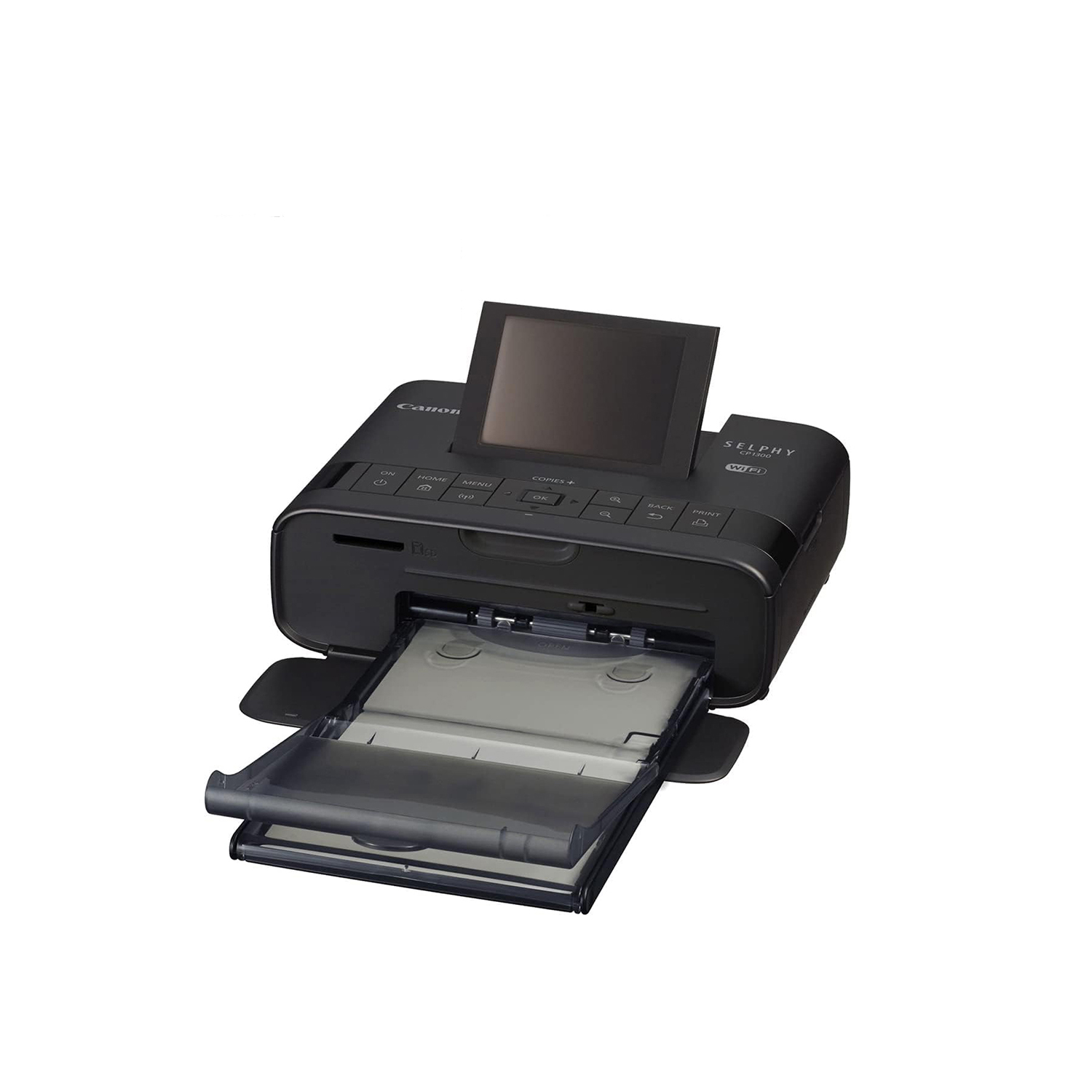 Canon SELPHY CP1300 Compact Photo Printer Kit (Black) (3) Canon SELPHY CP1300 Compact Photo Printer Kit (Black) - Image 1