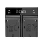 Dual Channel Battery Charger for LED Light & Video Camera