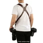 Dual Camera Harness (Brown) - Image 2