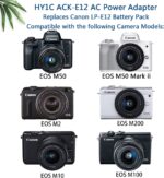 Dummy Battery & AC Power Supply Adapter Kit For Canon LP-E12 - Image 3
