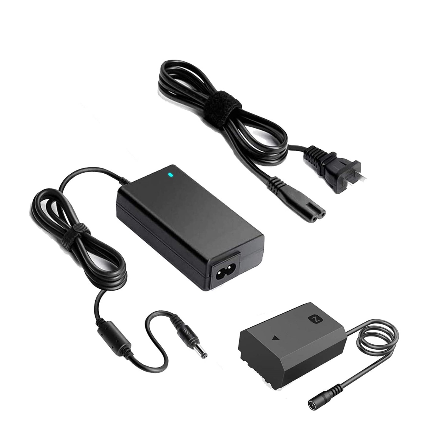 Dummy Battery & AC Power Supply Adapter Kit For Sony NP-FZ100 (3) Dummy Battery & AC Power Supply Adapter Kit For Sony NP-FZ100 - Image 1