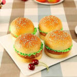 Fake Hamburger Sandwich for Commercial Photography Set 1 Pieces - Image 4