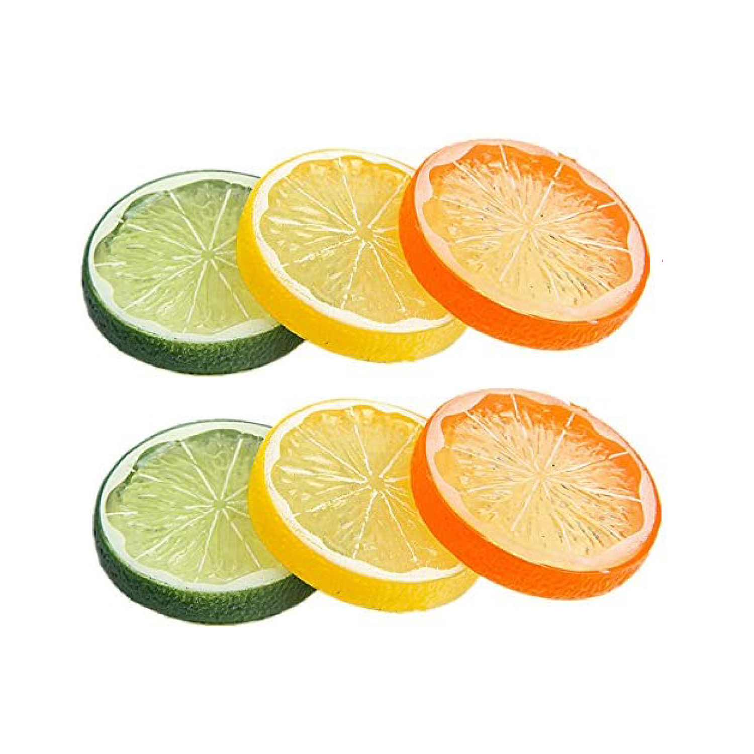 Fake Citrus Slices for Commercial Photography Set 6 Piece (1) Fake Citrus Slices for Commercial Photography Set 6 Piece - Image 1