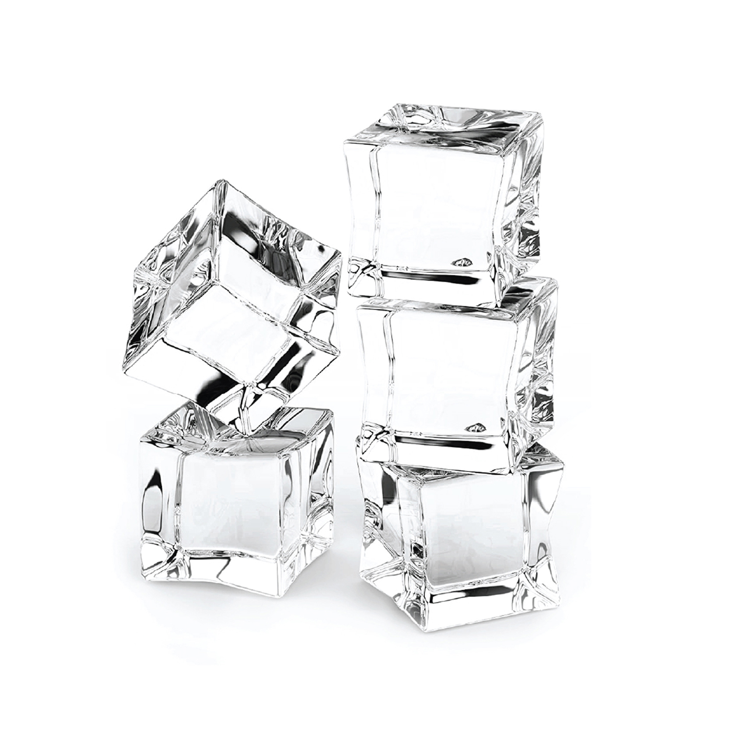 Fake Ice Cubes for Commercial Photography Set 6 Piece 3x3cm (1) Fake Ice Cubes for Commercial Photography Set 10 Piece 3x3cm - Image 1