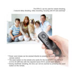 JJC Wireless Bluetooth Remote Control Replace Canon RMT-E1 - Image 8