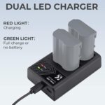 K&F CONCEPT EN-EL15 Quick Dual Battery Charger - Image 4