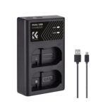 K&F CONCEPT EN-EL15 Quick Dual Battery Charger - Image 2