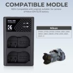 K&F CONCEPT EN-EL15 Quick Dual Battery Charger - Image 3