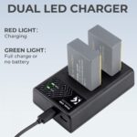 K&F CONCEPT LP-E17 Quick Dual Battery Charger - Image 3