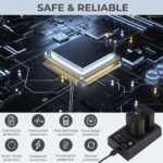 K&F CONCEPT LP-E17 Quick Dual Battery Charger - Image 5