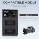 K&F CONCEPT LP-E17 Quick Dual Battery Charger - Image 7