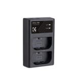 K&F CONCEPT LP-E6NH Quick Dual Battery Charger