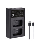 K&F CONCEPT NP-FW50 Quick Dual Battery Charger - Image 2