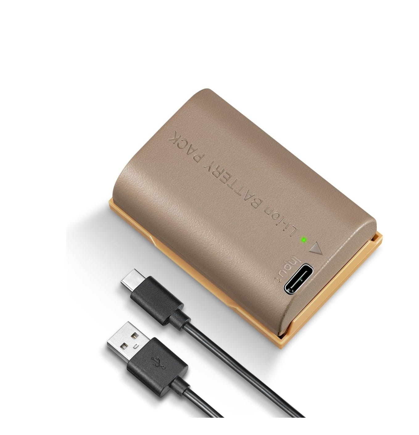 K&F Concept LP-E6NH Battery 2250mAh with USB Type C Charging Port (1) K&F Concept LP-E6NH Battery 2250mAh with USB Type C Fast Charging Port for Canon - Image 1