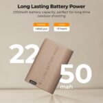 K&F Concept LP-E6NH Battery 2250mAh with USB Type C Fast Charging Port for Canon - Image 5