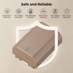 K&F Concept NP-FZ100 2280mAh Battery with USB Type C Fast Charging Port for Sony - Image 6