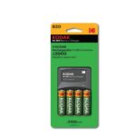 Kodak K620E charger for AA or AAA + 4 AA Rechargeable Batteries