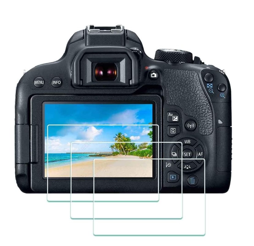 LCD High Definition LCD Screen Protector For Canon 800D (1) High Definition LCD Screen Protector For Canon 800D - Image 1