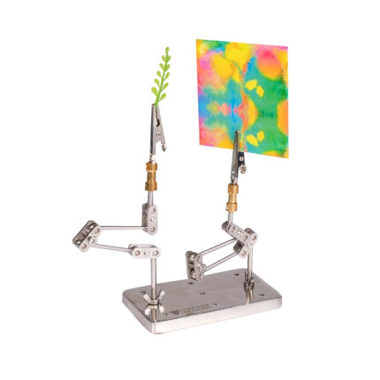 Macro Stack Platform with Double Magic Arm Clamp Clips