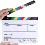 Movie Clapper Acrylic Board Black Or White 30x25cm - Image 2
