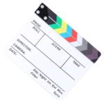 Movie Clapper Acrylic Board Black Or White 30x25cm - Image 5