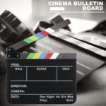 Movie Clapper Acrylic Board Black Or White 30x25cm - Image 6
