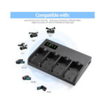 NK 4 Channel NP-F Battery Charger with Intelligent LED Display for NP-F Series Battery - Image 3