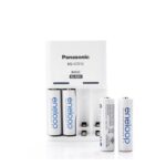 Panasonic eneloop Basic BQ-CC51E Charger + 4 AA Rechargeable 2000mAh batteries