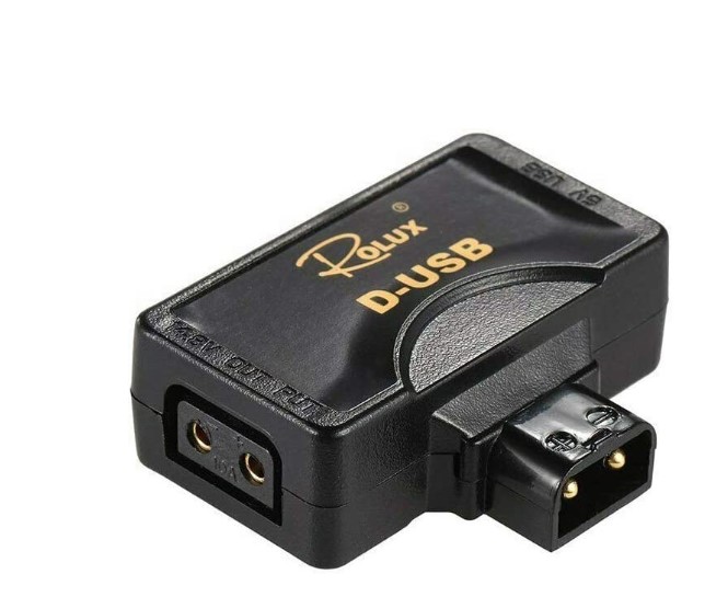Rolux D-Tap P-Tap to USB Adapter Connector (1) Rolux D-Tap P-Tap to USB Adapter Connector - Image 1