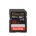 SanDisk 32GB Extreme PRO UHS-I SDHC Memory Card (100MBs)
