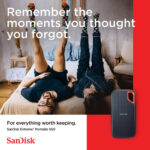 SanDisk 4TB Extreme Portable SSD V2 (1050MBs) - Image 5
