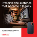 SanDisk 4TB Extreme Portable SSD V2 (1050MBs) - Image 7