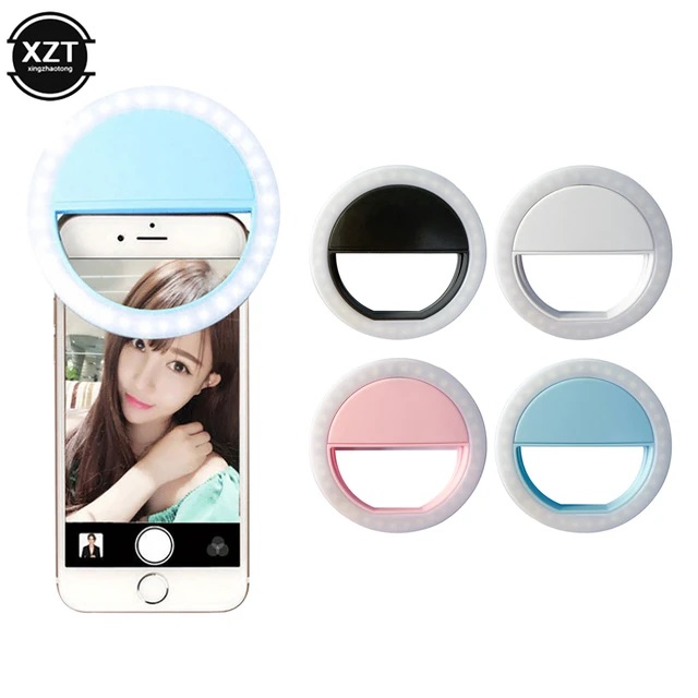Selfie LED Ring Fill Light Portable Mobile Phone (1) Selfie LED Ring Fill Light Portable Mobile Phone - Image 1