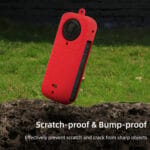 Sunnylife Silicone Camera Cover Case for Insta360 ONE X3 Red or Black - Image 7